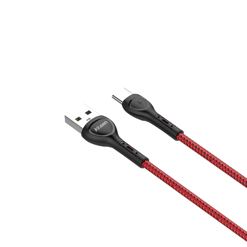 A09-CR Type-C Cable 1m Fast Charging Red Color